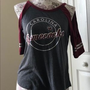 Size Small Carolina Gamecocks flirty top.